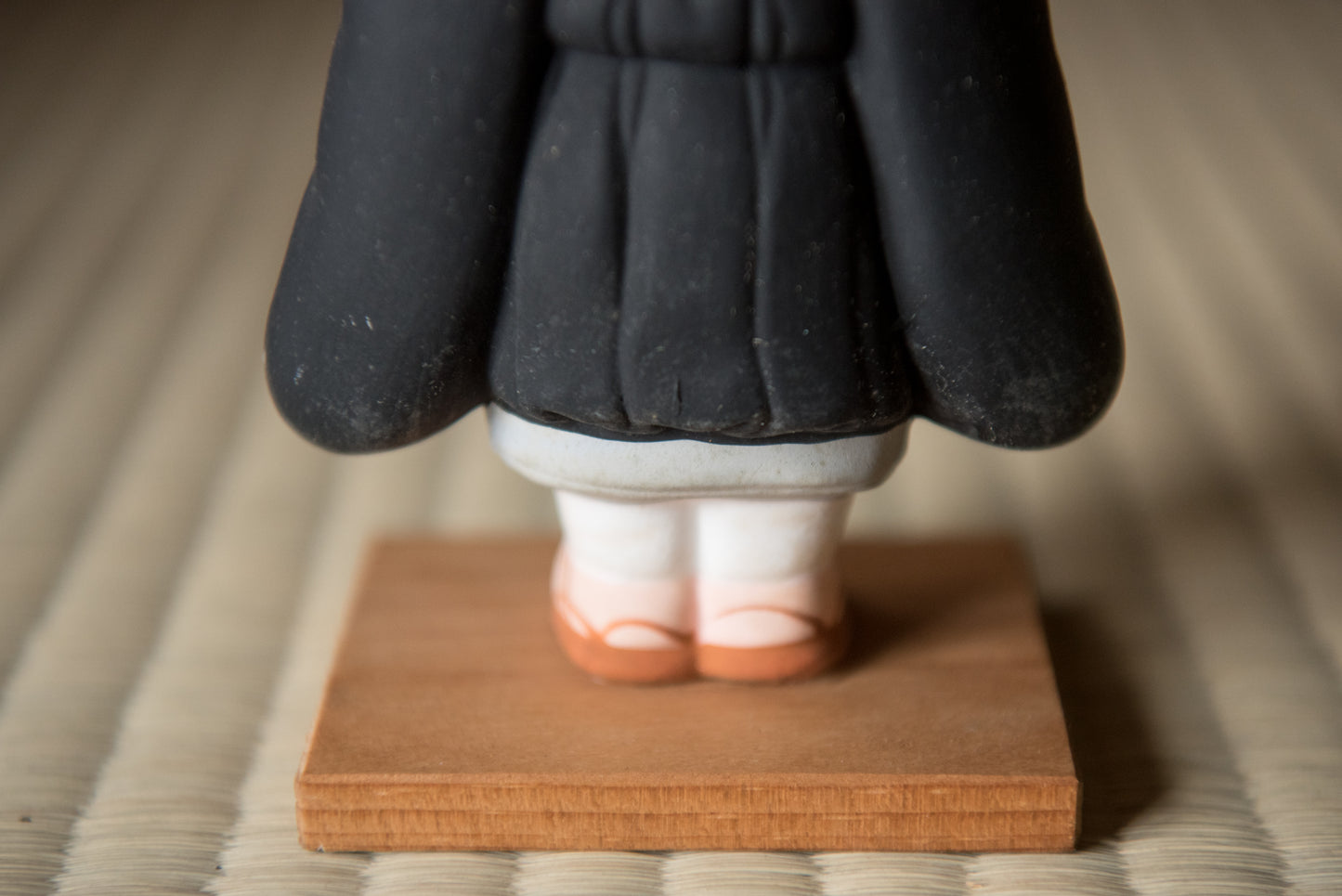 Vintage Japanese Ceramic Buddhist Pilgrimage Figurine