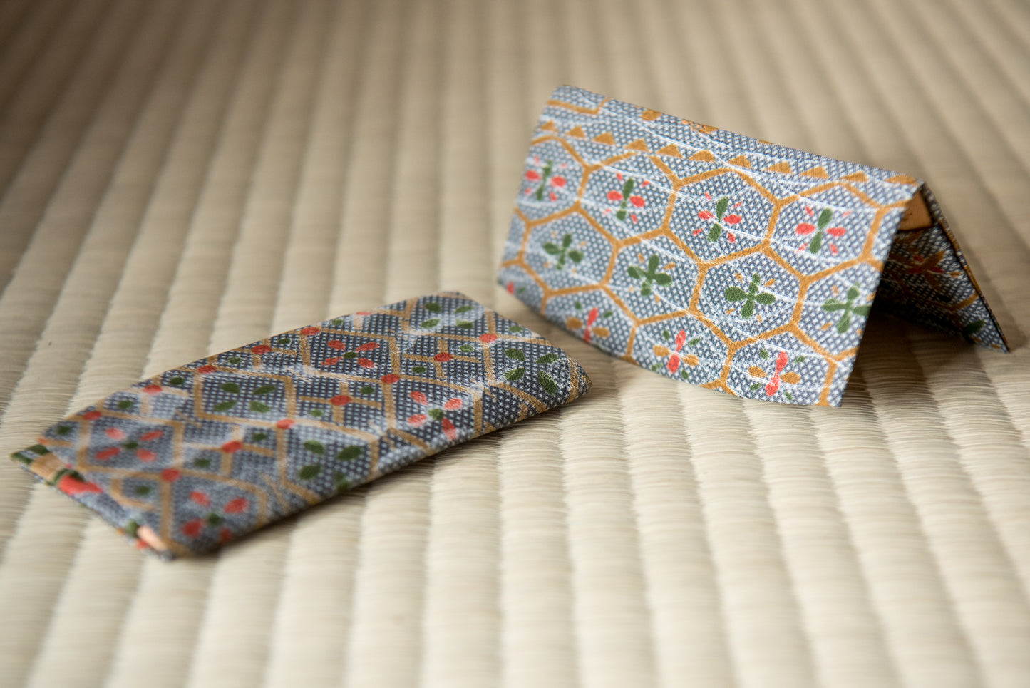 Vintage Japanese Fabric Wallets, set of 2