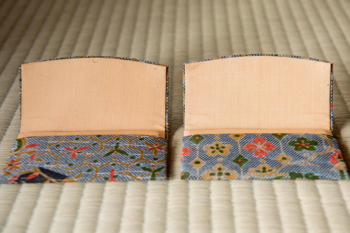 Vintage Japanese Fabric Wallets, set of 2