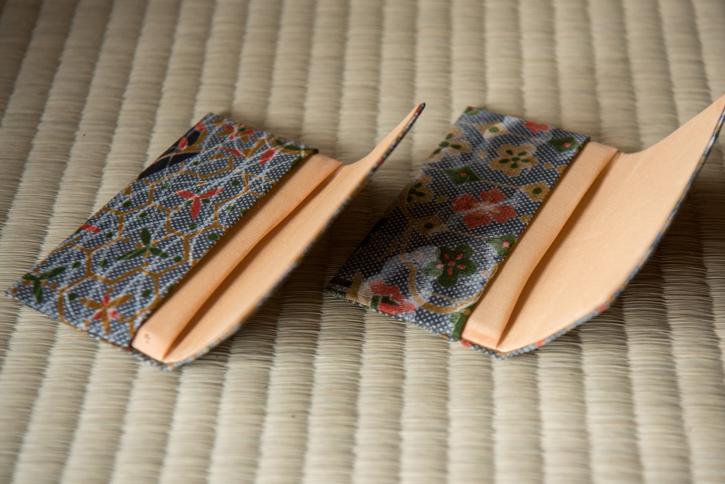 Vintage Japanese Fabric Wallets, set of 2