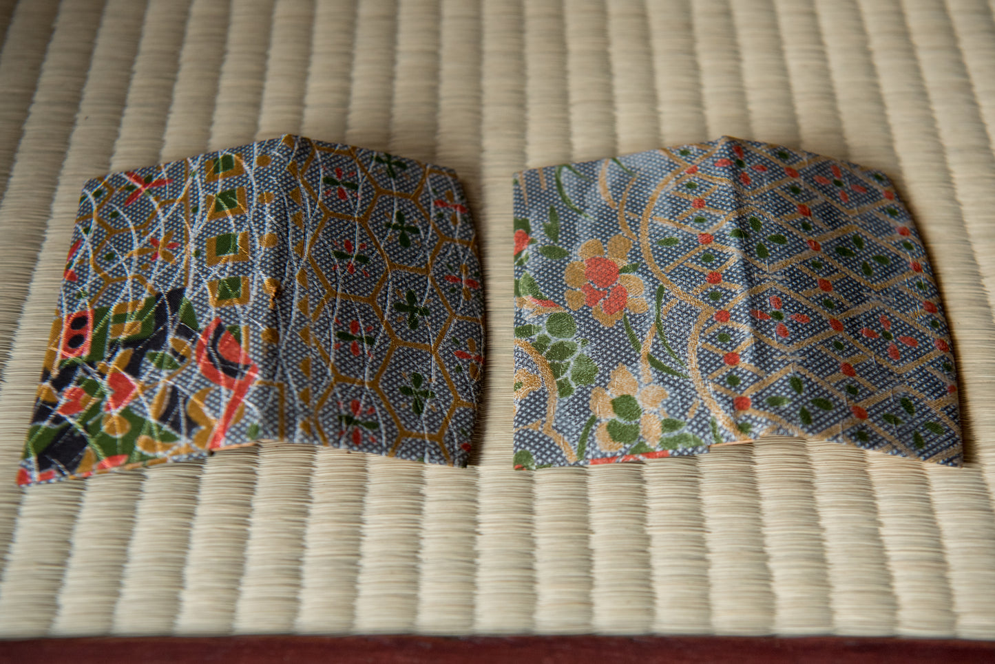 Vintage Japanese Fabric Wallets, set of 2