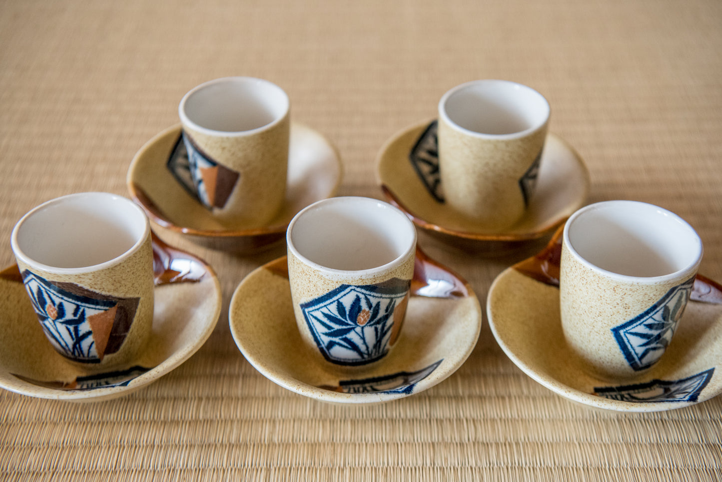 Vintage 17-piece Ceramic Tea & Sake Set